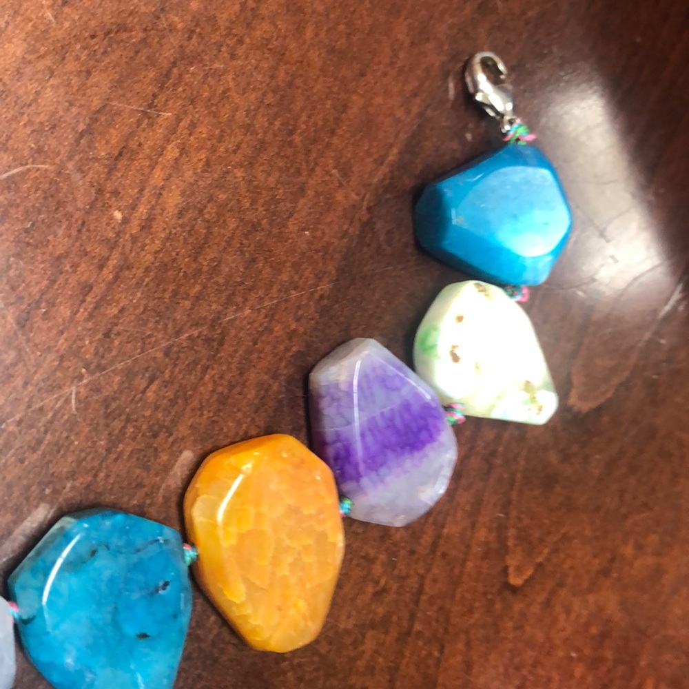 Multi Stone Necklace - Picture 3 of 4